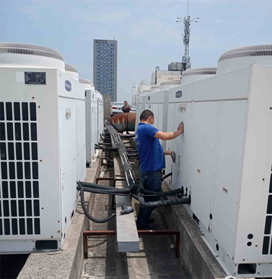 孝南中央空调制热和不制冷系统维修方法